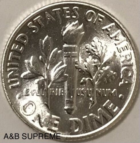 1953 Roosevelt Dime Gem Bu Uncirculated 90% Silver