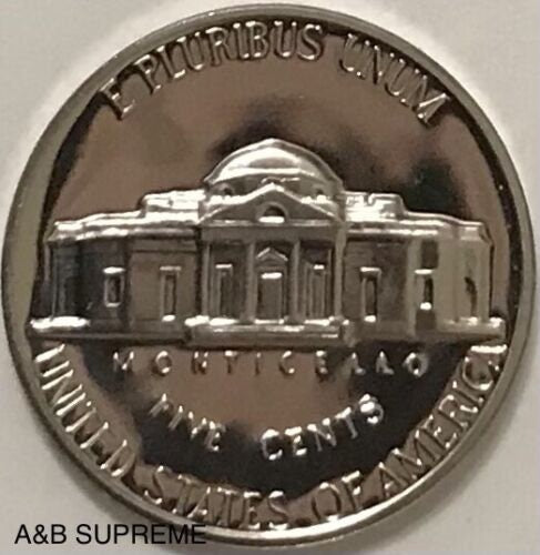 40) 1970 S Jefferson Nickel Roll Gem Cameo Proof