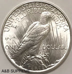 1922 D Peace Dollar Strong Mint Luster Gem Bu Uncirculated 90% Silver