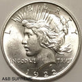 1922 D Peace Dollar Strong Mint Luster Gem Bu Uncirculated 90% Silver