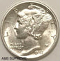 1943 D Mercury Dime Gem Bu Uncirculated 90% Silver