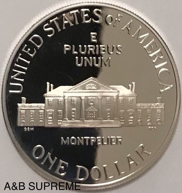 1993 S Bill of Rights James Madison Commemorative "Dollar" Gem Proof 90% Silver
