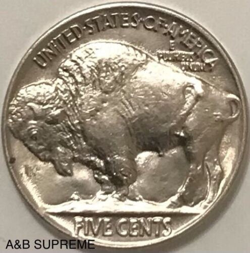 1925 Indian Head Buffalo Nickel Gem Bu Uncirculated