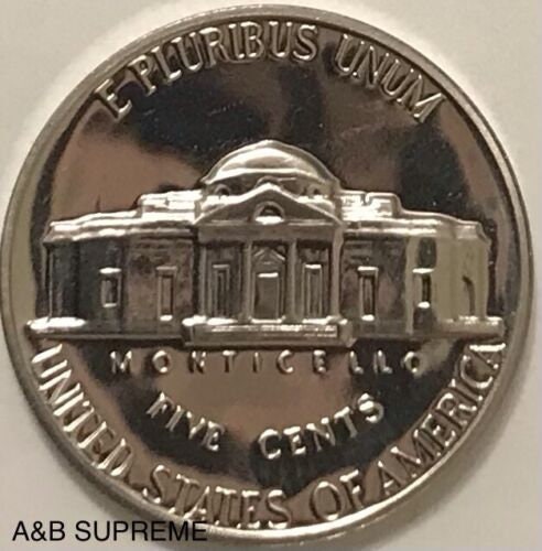 1970 S Jefferson Nickel Gem Proof Full Steps