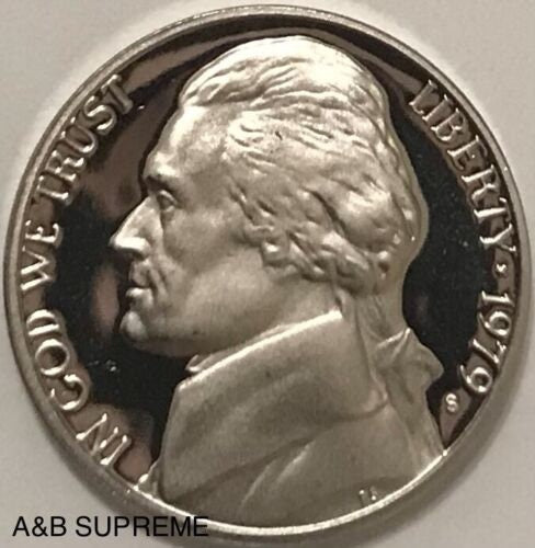 1979 S Jefferson Nickel Type 2 Deep Cameo Gem Proof Full Steps