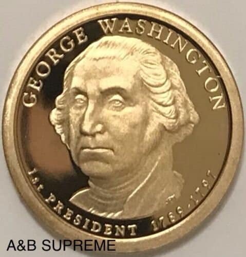 1) Random 2007-2009 S Presidential Dollar Superb Deep Cameo Gem Proof
