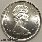 1968 Canada Silver Quarter Proof Like Choice Bu Uncirculated 50% Silver