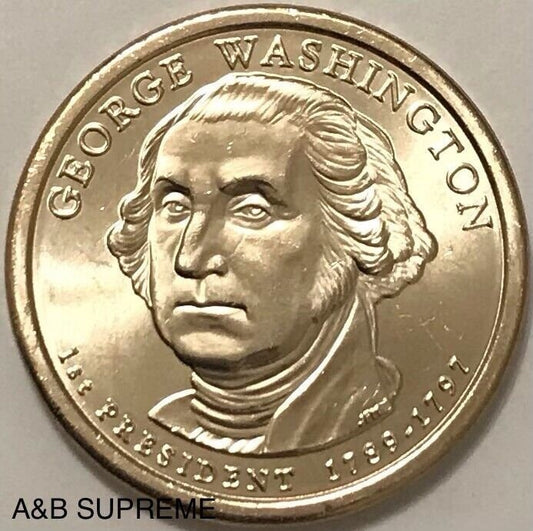 2007 D George Washington Presidential Dollar Gem Bu Uncirculated Original Roll