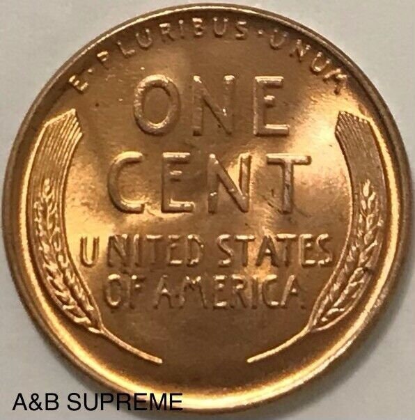 1938 Lincoln Wheat Cent Bronze Penny Gem Bu Uncirculated