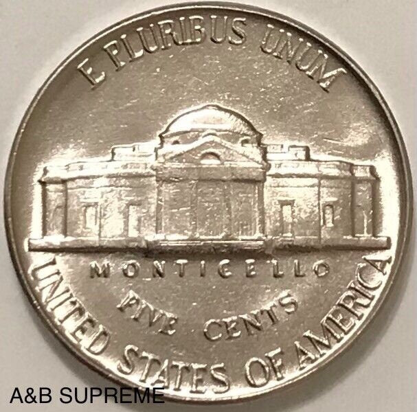 1948 Jefferson Nickel Gem Bu Uncirculated