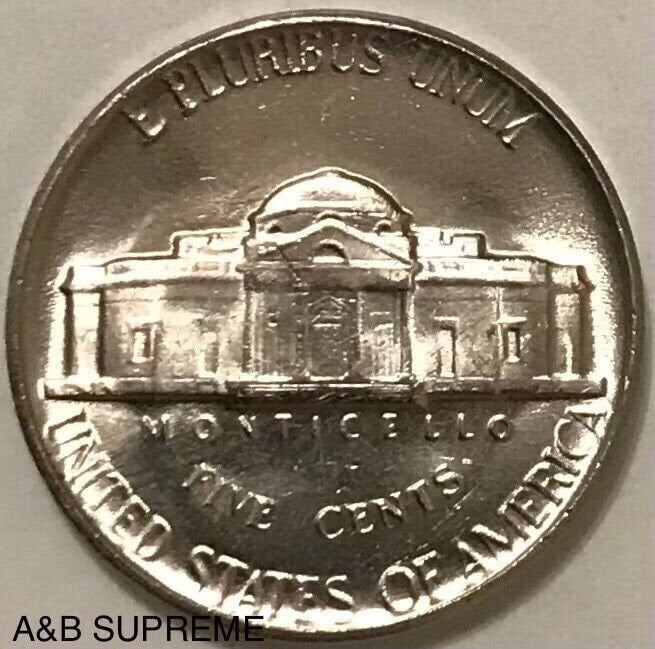 1952 Jefferson Nickel Gem Bu Uncirculated