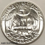 1956 D Washington Quarter Gem Bu Uncirculated 90% Silver