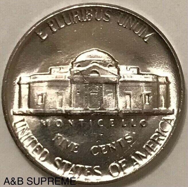 1952 Jefferson Nickel Gem Bu Uncirculated