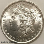 1884 O Morgan Dollar From OBW Estate Roll Choice-Gem Bu Uncirculated 90% Silver