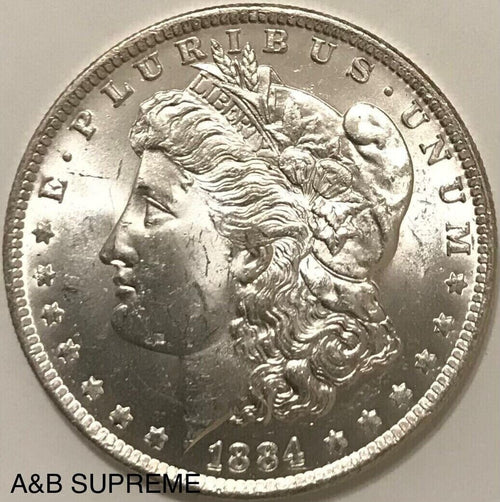 1884 O Morgan Dollar From OBW Estate Roll Choice-Gem Bu Uncirculated 90% Silver