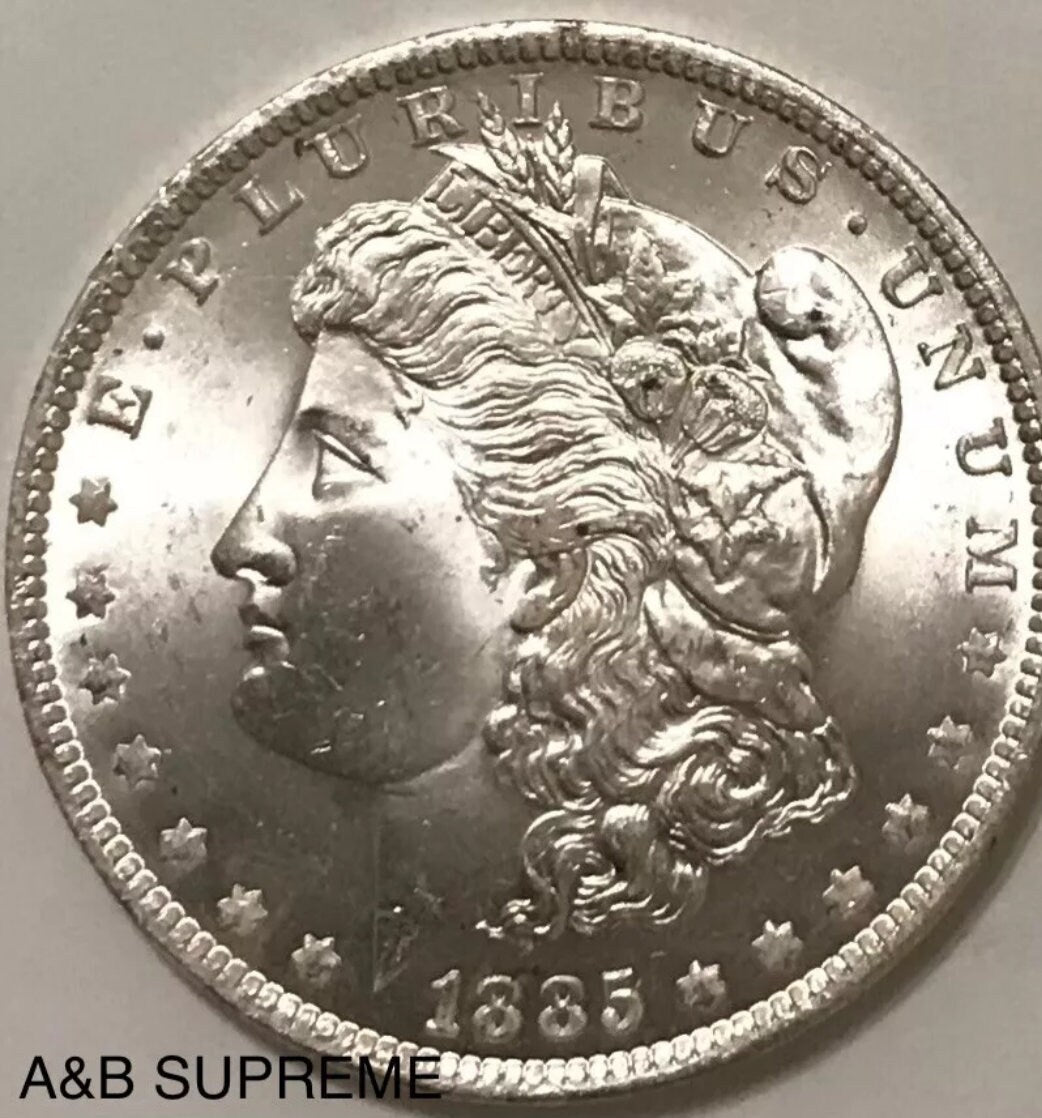 1885 O Morgan Dollar From OBW Estate Roll Choice-Gem Bu Uncirculated 90% Silver