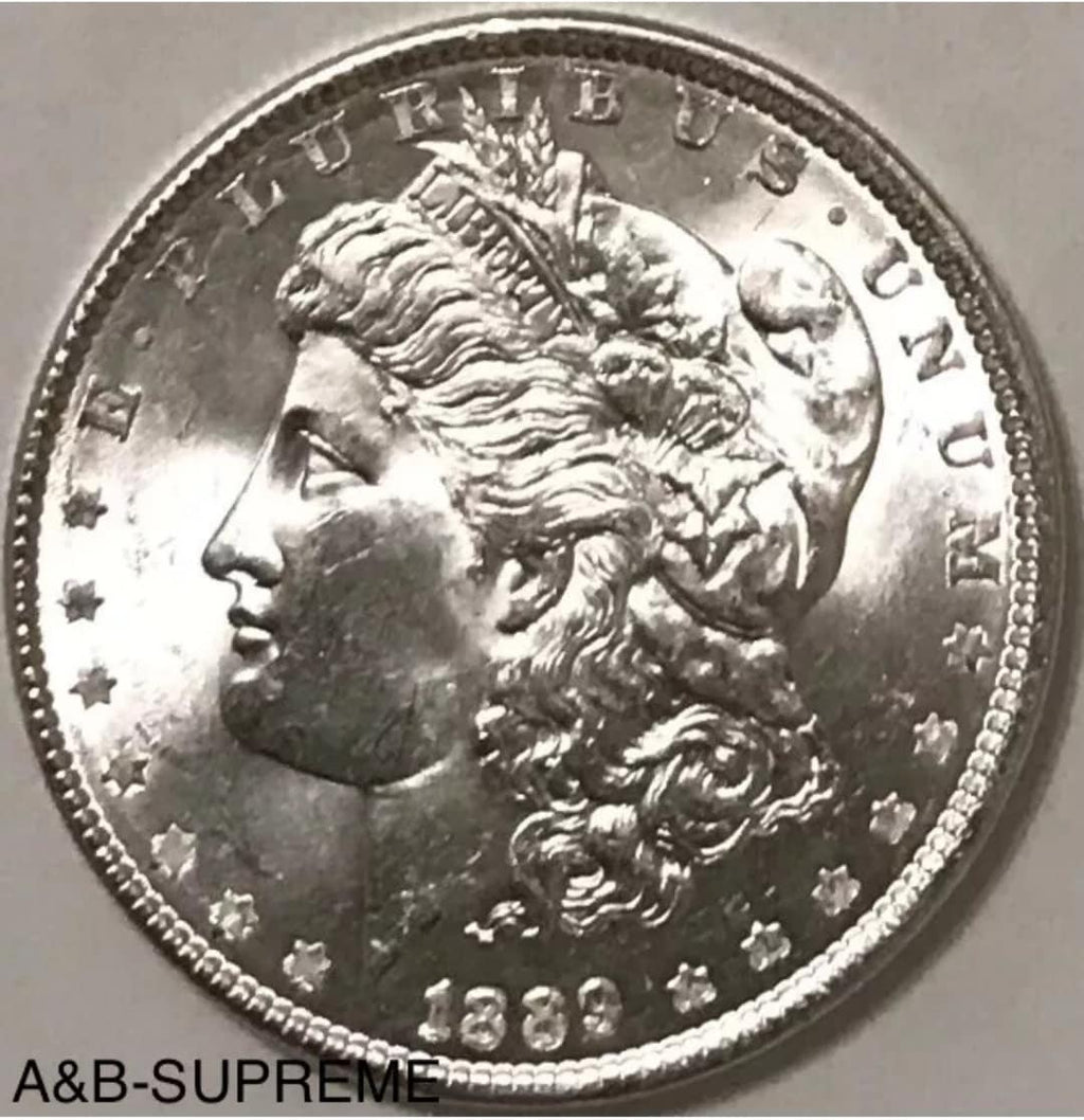 1889 Morgan Dollar From OBW Estate Roll Choice-Gem Bu Uncirculated 90% Silver