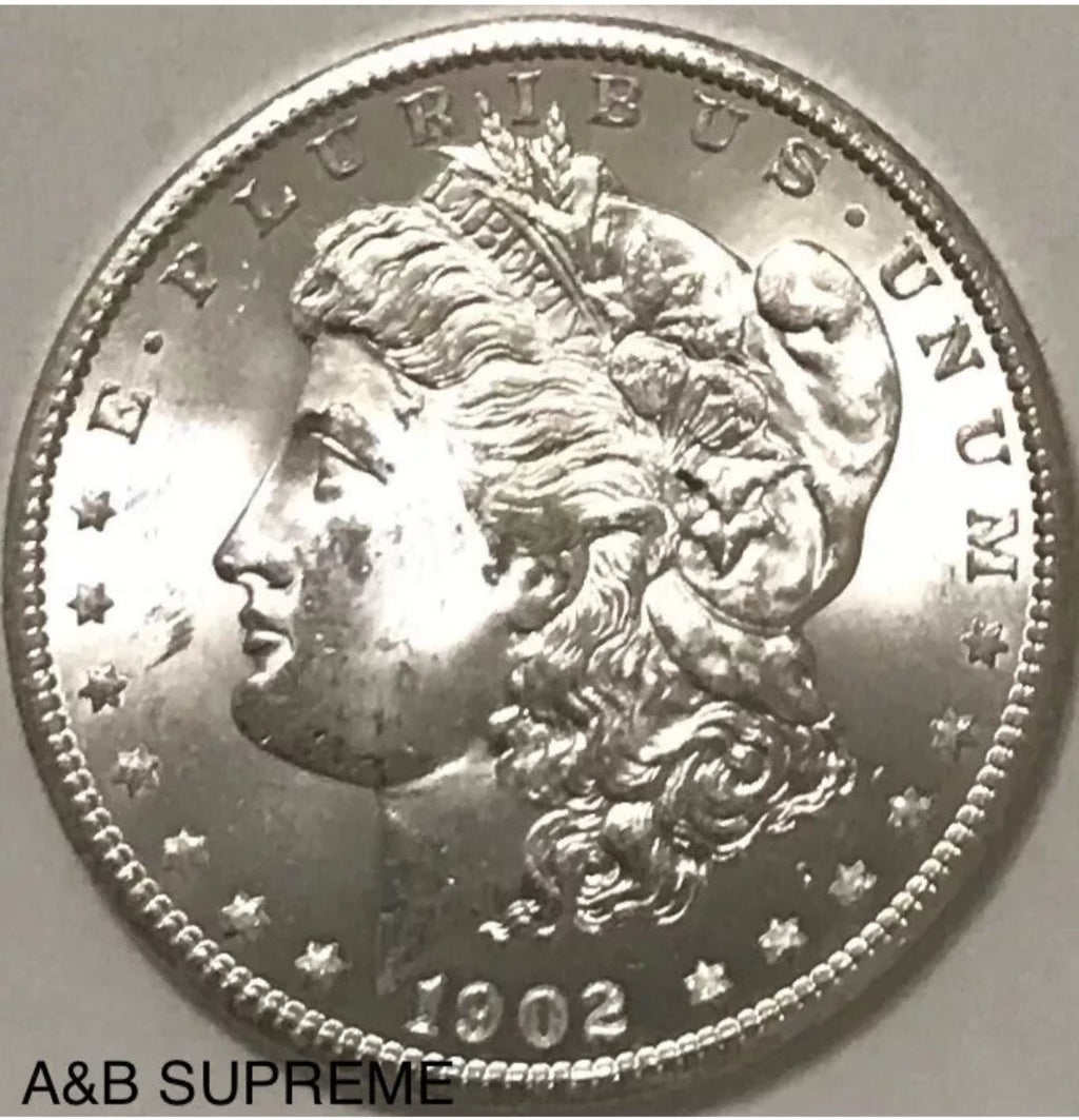 1902 O Morgan Dollar From OBW Estate Roll Choice-Gem Bu Uncirculated 90% Silver