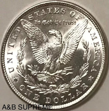 1889 Morgan Dollar From OBW Estate Roll Choice-Gem Bu Uncirculated 90% Silver