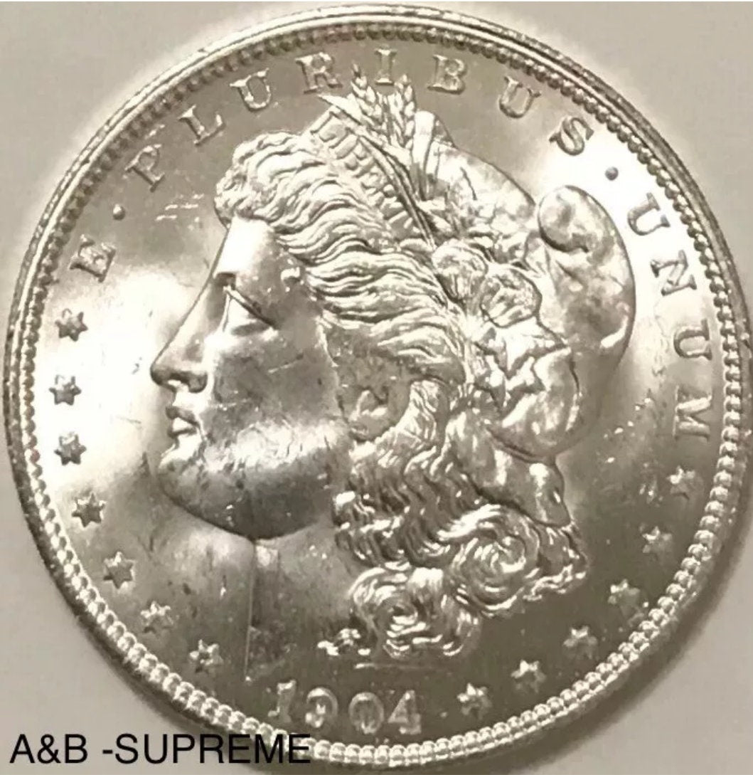 1904 O Morgan Dollar From OBW Estate Roll Choice-Gem Bu Uncirculated 90% Silver