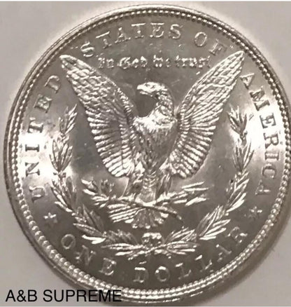 1896 Morgan Dollar From OBW Estate Roll Choice-Gem Bu Uncirculated 90% Silver