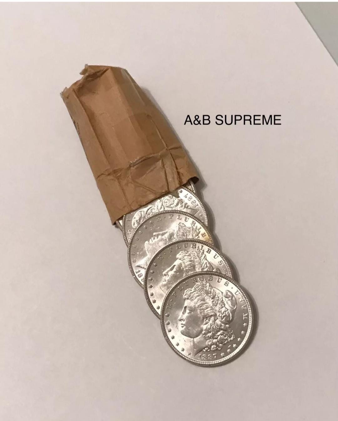 1) Morgan Dollar Au-Bu Uncirculated 1878-1904 From OBW Estate Roll 90% Silver