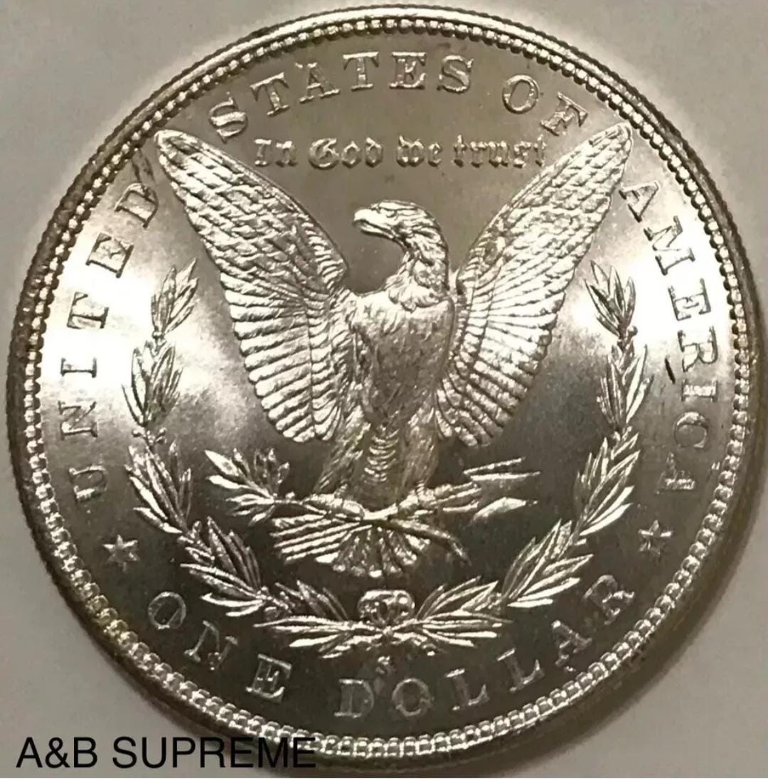 Morgan Dollar S GEM Bu San Francisco MINT From 1878-1904 OBW Estate Roll 90% Silver