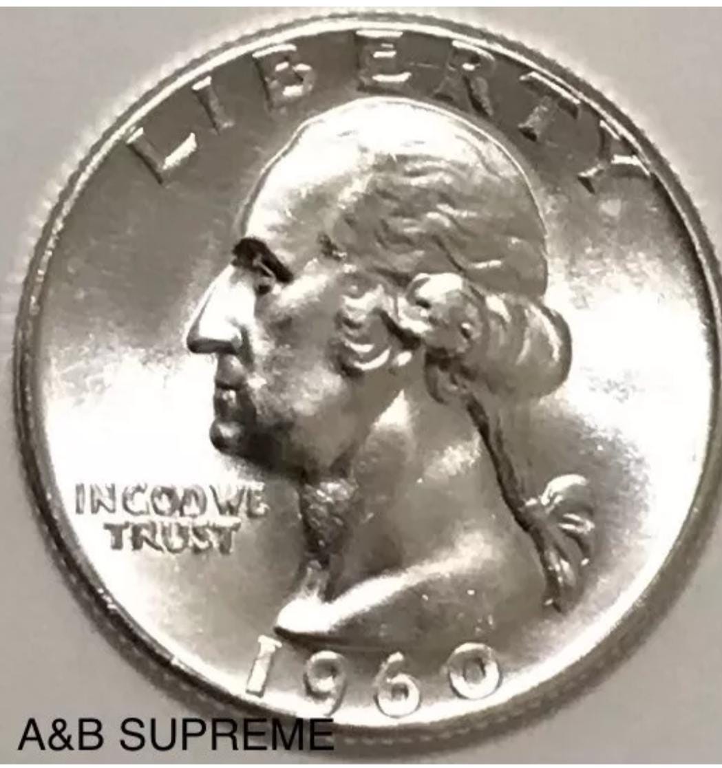 1) 1932-1964 Washington Quarter From OBW Roll Estate Hoard Choice-Gem Bu Uncirculated 90% Silver