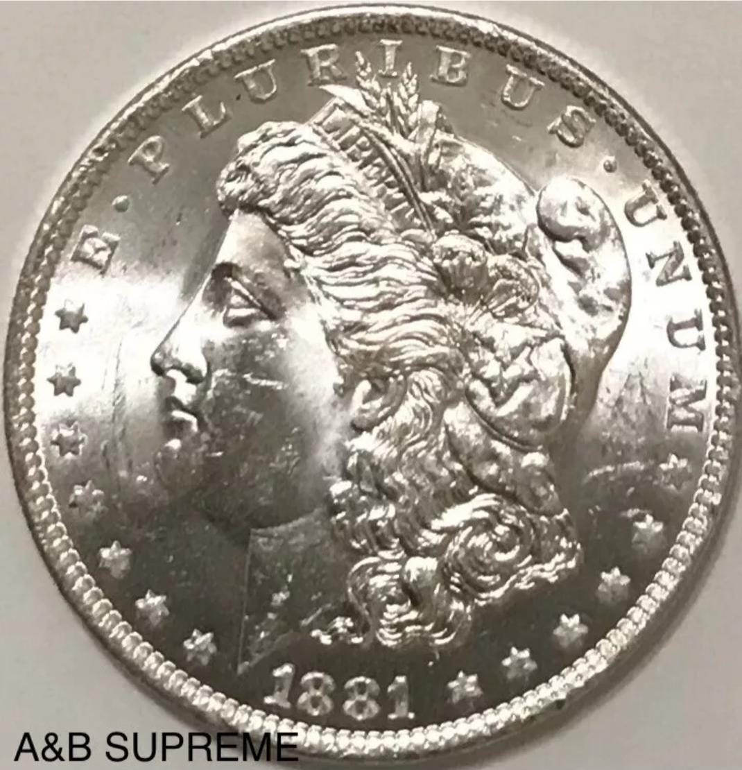 1881 O Morgan Dollar From OBW Estate Roll Choice-Gem Bu Uncirculated 90% Silver