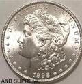 1898 Morgan Dollar From OBW Estate Roll Choice-Gem Bu Uncirculated 90% Silver