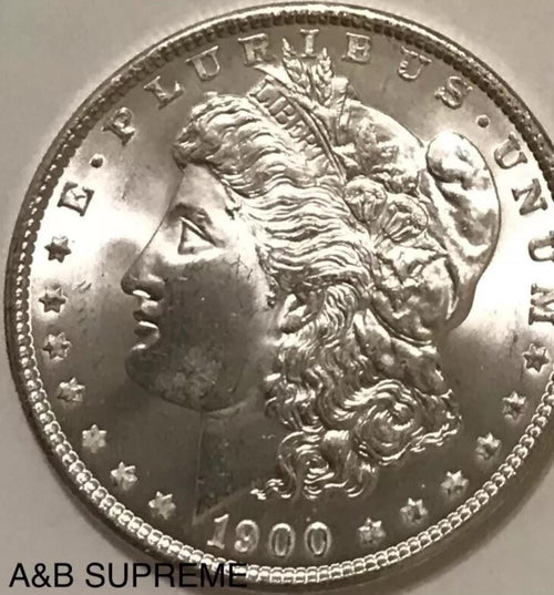 1900 Morgan Dollar From OBW Estate Roll Choice-Gem Bu Uncirculated 90% Silver