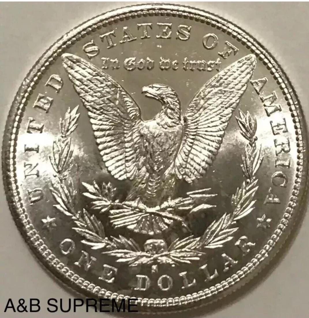 Morgan Dollar S GEM Bu San Francisco MINT From 1878-1904 OBW Estate Roll 90% Silver