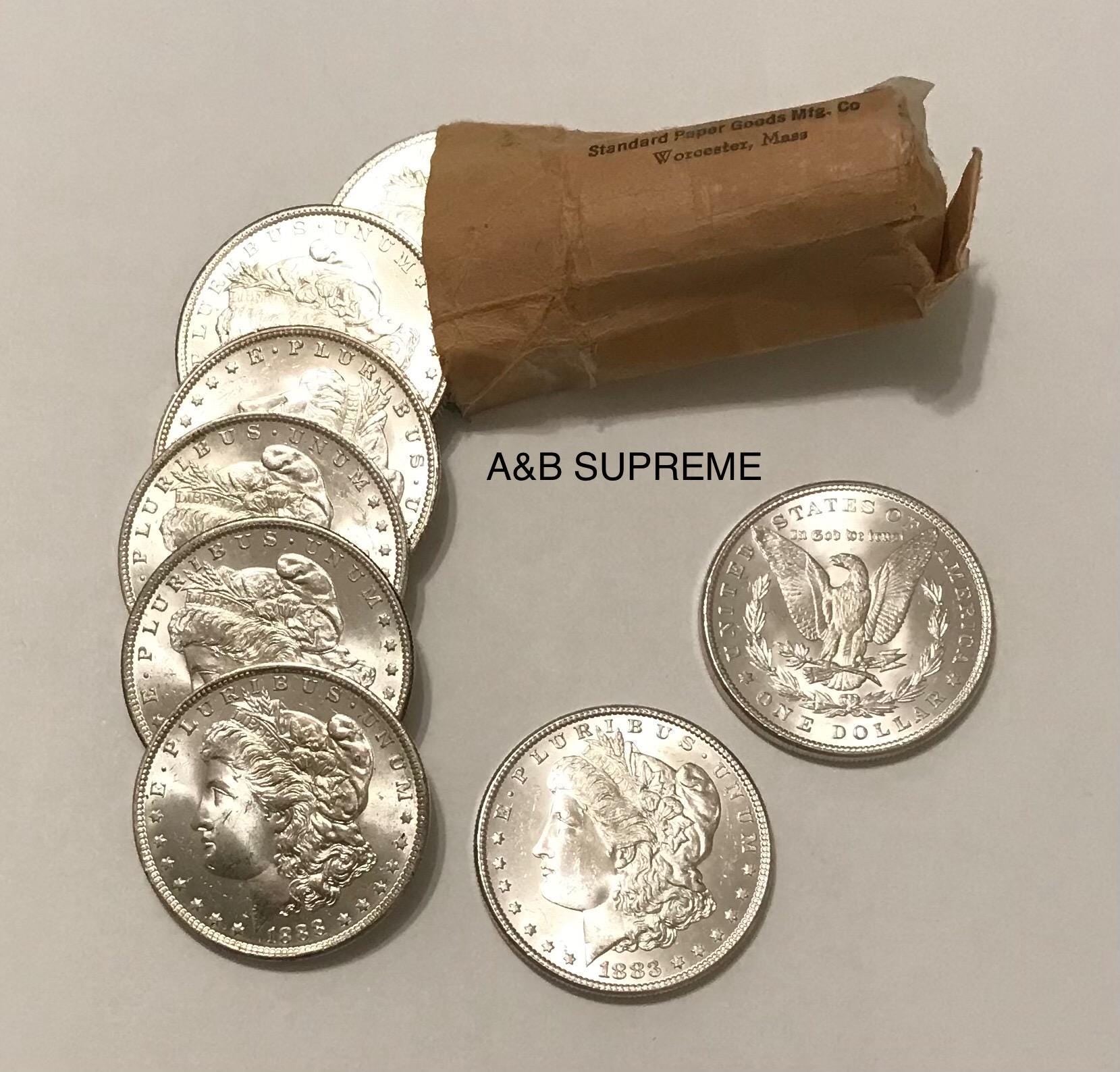 1) Morgan Dollar 1878-1904 From OBW Roll Estate Hoard Choice-Gem Bu Uncirculated 90% Silver Vintage Lot Collection